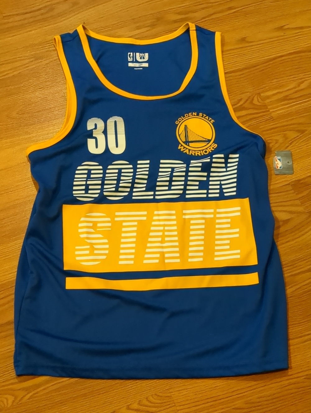 Stephen Curry Golden State Warriors NWT UNK Jersey Tank Top Blue M